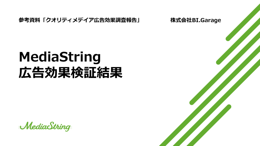 画像：クオリティメディアコンソーシアムPMPのメデイア広告効果説明資料